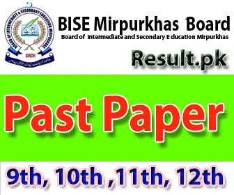 bisemirpurkhas Past Paper 2024 class SSC, HSSC, 9th, 10th, 11th, FSC, Matric, 12th, FA, Inter, Intermediate, SSC Part 1, SSC Part 2, Inter Part 1, Inter part 2, 1st year, 2nd year, ICS, ICOM